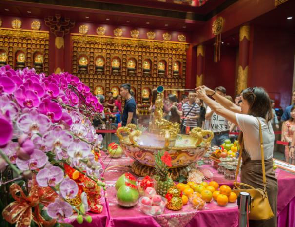 Vesak-Day-Singapore-devotee-performing-ritual