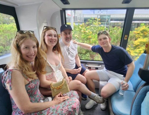 Private-Singapore-Walking-Tours-family-on-public-transport