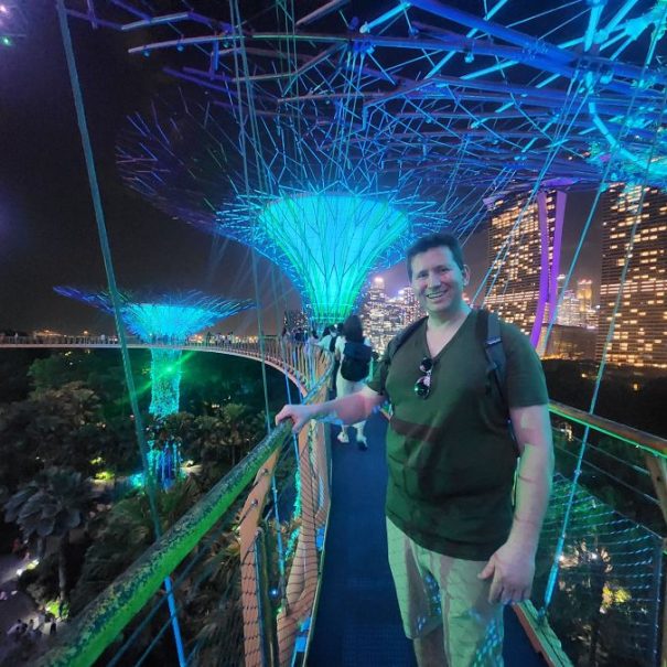 Traveller-on-Private-Singapore-Tour-at-Supertree-Gardens-by-the-bay